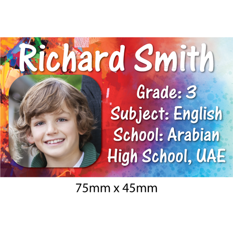 Personalised School Book Label PS BL 0208