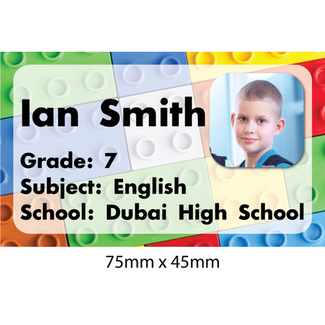Personalised School Book Label PS BL 0218