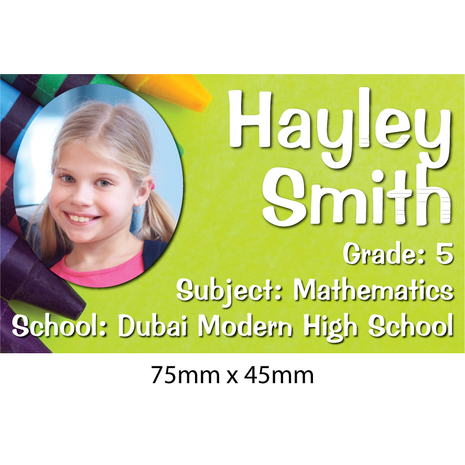 Personalised School Book Label PS BL 0221
