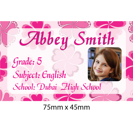 Personalised School Book Label PS BL 0232