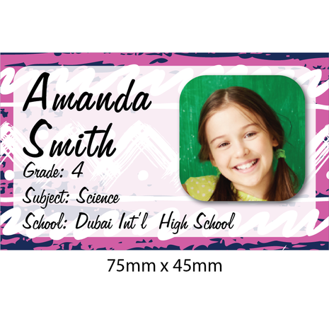 Personalised School Book Label PS BL 0240