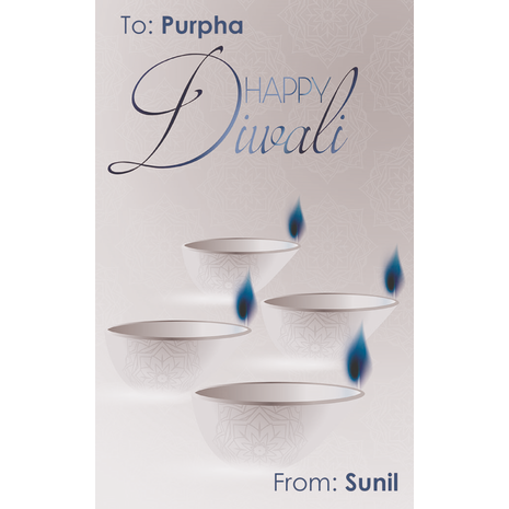 Diwali Design Gift Tag 010