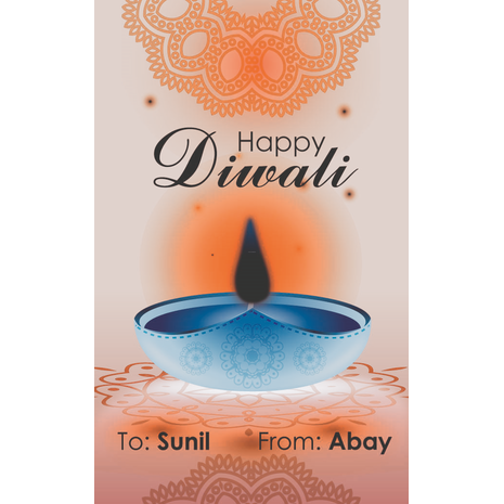 Diwali Design Gift Tag 014