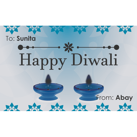 Diwali Design Gift Tag 040