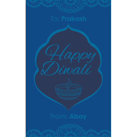 Diwali Design Gift Tag 045