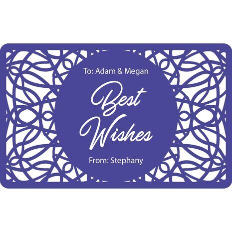 Laser Engraved Gift Tags D  09