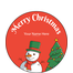 Personalised Christmas Gift Sticker -018- Waterproof Labels x Pack of 24 
