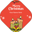 Personalised Christmas Gift Sticker -033- Waterproof Labels x Pack of 24 
