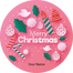 Personalised Christmas Gift Sticker -056- Waterproof Labels x Pack of 24 