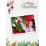 5x7 Flat Personalised Christmas Greeting Cards -030