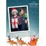 5x7 Flat Personalised Christmas Greeting Cards -034