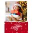 5x7 Flat Personalised Christmas Greeting Cards -039