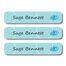 Shy Shark-Pack of 30 Large waterproof labels