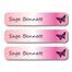 Blue Butterfly-Pack of 30 Large waterproof labels
