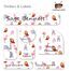 Water Animals-Value Pack of 111 labels