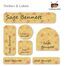 Brown Tiger-Value Pack of 111 labels
