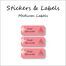 Watermelon-Pack of 30 Classic Waterproof Labels