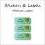 Honey And Bear-Pack of 30 Classic Waterproof Labels