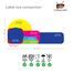 Tiara Giraffe-Pack of 30 Classic Waterproof Labels