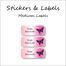 Blue Butterfly-Pack of 30 Classic Waterproof Labels