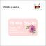 Vector Flower-Pack of 40 Book Labels