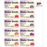 Electric Car-Pack of 40 Book Labels