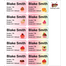 Kiwi Cupcake-Pack of 40 Book Labels
