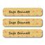 Brown Tiger-Pack of 30 Pencil Waterproof Labels