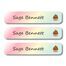 Kiwi Cupcake-Pack of 30 Pencil Waterproof Labels