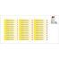 Vintage Flower-Pack of 30 Pencil Waterproof Labels