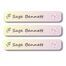 Dessert Rose-Pack of 30 Pencil labels