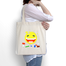 Ajooba Canvas Bag-Smiley