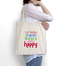 Ajooba Canvas Bag-Happy