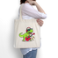 Ajooba Canvas Bag-Party Dinosur