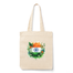 Ajooba Canvas Bag-Indian Falg with Flowers