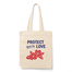 Ajooba Canvas Bag-Protect Love