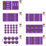 Ajooba - Cars Purple Personalized Labels -Value pack of 108 labels