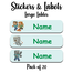 Ajooba - Vedio Game light Green Personalized Labels -Value pack of 108 labels