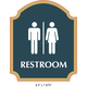 Waterproof Sticker Toilet Signs Labels- Restroom 001