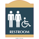 Waterproof Sticker Toilet Signs Labels- Restroom 002