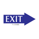 Waterproof Sticker Office Exit Signs Labels- OES 006