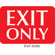 Waterproof Sticker Office Exit Signs Labels- OES 007
