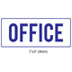 Waterproof Sticker Office Exit Signs Labels- OES 008