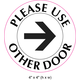 Waterproof Sticker Pacific Door Signs Labels- PDS 007