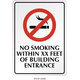 Waterproof Sticker No Smoking Signs Labels- NSS 016