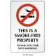 Waterproof Sticker No Smoking Signs Labels- NSS 018