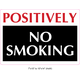 Waterproof Sticker No Smoking Signs Labels- NSS 020