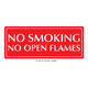 Waterproof Sticker No Smoking Signs Labels- NSS 027