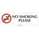 Waterproof Sticker No Smoking Signs Labels- NSS 035