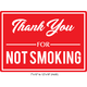 Waterproof Sticker No Smoking Signs Labels- NSS 038